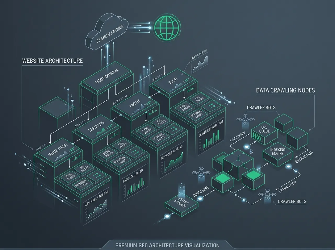 Technical SEO Architecture Diagram